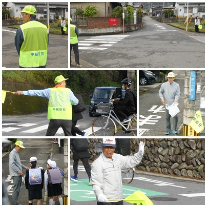 朝の見守り